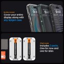 SZKŁO HARTOWANE SPIGEN GLAS.TR "EZ FIT" FC 2-PACK IPHONE 15 PRO BLACK Spigen