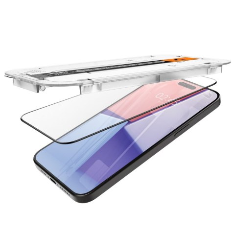 SZKŁO HARTOWANE SPIGEN GLAS.TR "EZ FIT" FC IPHONE 15 PRO MAX BLACK Spigen