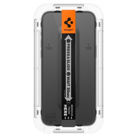 SZKŁO HARTOWANE SPIGEN GLAS.TR "EZ FIT" FC IPHONE 15 PRO MAX BLACK Spigen