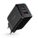TECH-PROTECT C65W 3-PORT NETWORK CHARGER PD 65W / QC3.0 BLACK Tech-Protect