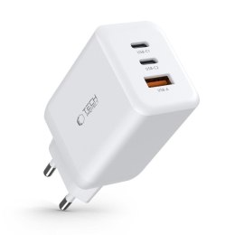 TECH-PROTECT C65W 3-PORT NETWORK CHARGER PD 65W / QC3.0 WHITE Tech-Protect
