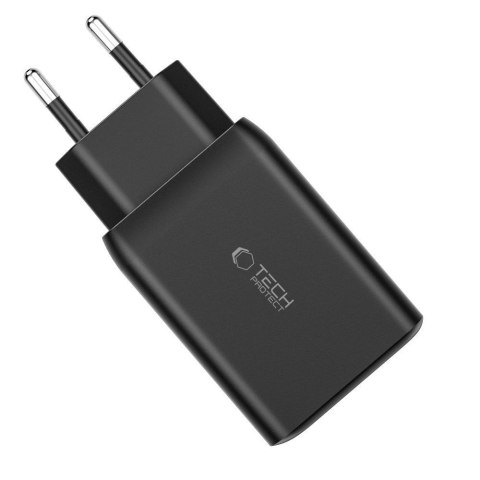 TECH-PROTECT C65W 3-PORT NETWORK CHARGER PD 65W / QC3.0 WHITE Tech-Protect