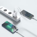 TECH-PROTECT C65W 3-PORT NETWORK CHARGER PD 65W / QC3.0 WHITE Tech-Protect