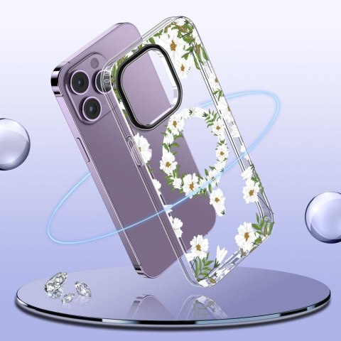 TECH-PROTECT MAGMOOD MAGSAFE IPHONE 15 PRO MAX SPRING DAISY Tech-Protect