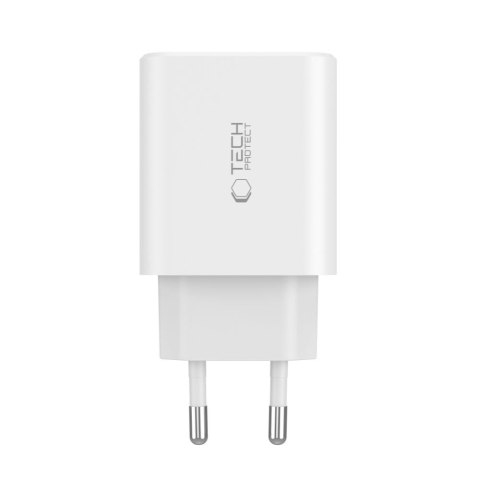 TECH-PROTECT NC30W 3-PORT NETWORK CHARGER PD 30W / QC3.0 WHITE Tech-Protect