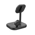 TECH-PROTECT QI15W-A27 3IN1 MAGNETIC MAGSAFE WIRELESS CHARGER BLACK Tech-Protect
