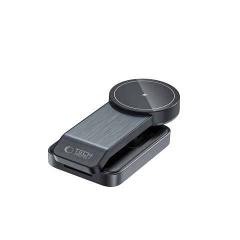TECH-PROTECT QI15W-A28 3IN1 MAGNETIC MAGSAFE WIRELESS CHARGER BLACK Tech-Protect