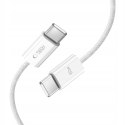 TECH-PROTECT ULTRABOOST CLASSIC TYPE-C CABLE PD 60W / 3A 100CM WHITE Tech-Protect