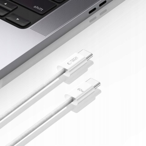 TECH-PROTECT ULTRABOOST CLASSIC TYPE-C CABLE PD 60W / 3A 100CM WHITE Tech-Protect