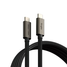 RINGKE USB 3.2 GEN 2X2 TYPE-C CABLE PD 240W 100CM BLACK Ringke