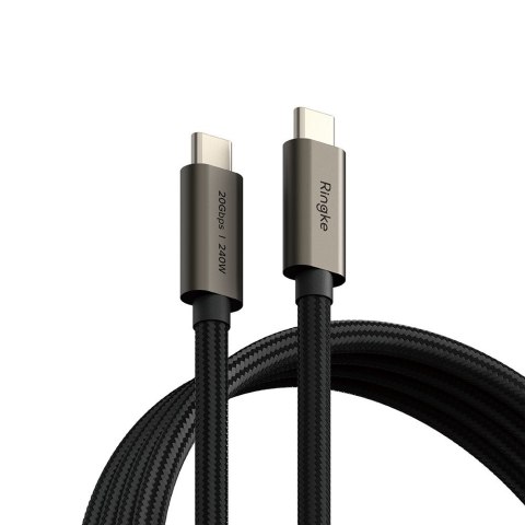 RINGKE USB 3.2 GEN 2X2 TYPE-C CABLE PD 240W 200CM BLACK Ringke