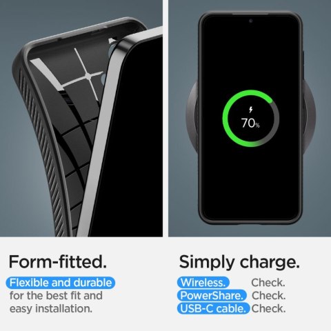 SPIGEN LIQUID AIR GALAXY S24 MATTE BLACK Spigen