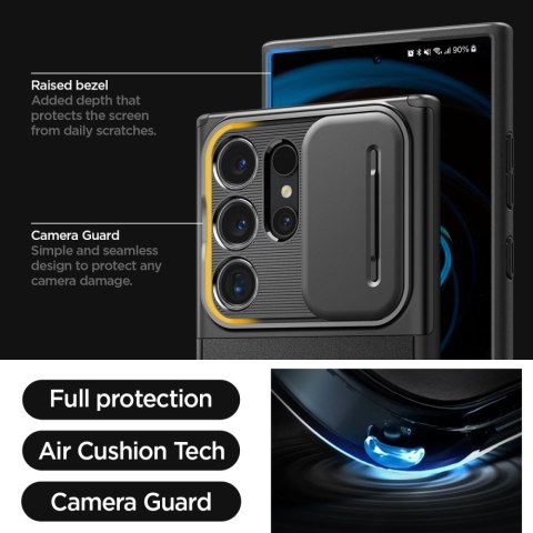 SPIGEN OPTIK ARMOR GALAXY S24 ULTRA BLACK Spigen