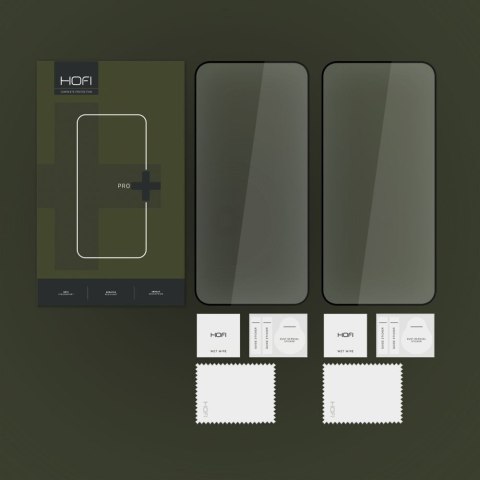 SZKŁO HARTOWANE HOFI GLASS PRO+ 2-PACK GALAXY A35 / A55 5G BLACK Hofi