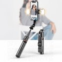 TECH-PROTECT L05S BLUETOOTH SELFIE STICK TRIPOD & LED LIGHT BLACK Tech-Protect
