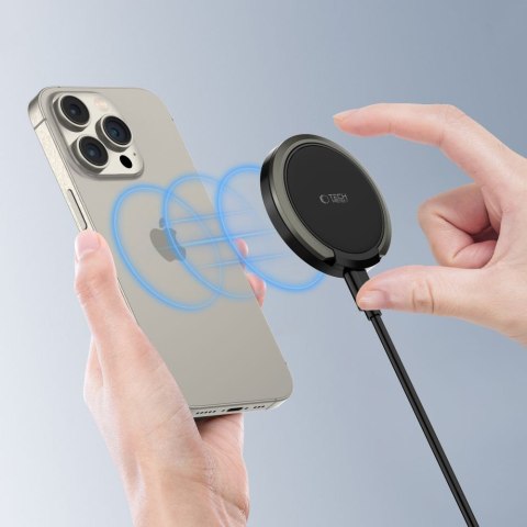 TECH-PROTECT QI15W-A33 MAGNETIC MAGSAFE WIRELESS CHARGER BLACK Tech-Protect