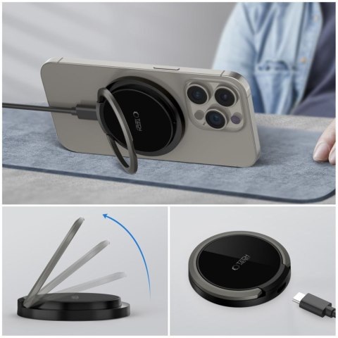 TECH-PROTECT QI15W-A33 MAGNETIC MAGSAFE WIRELESS CHARGER BLACK Tech-Protect