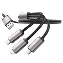TECH-PROTECT ULTRABOOST 3IN1 LIGHTNING & TYPE-C & MICRO-USB CABLE 3.5A 100CM GREY Tech-Protect