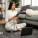 TECH-PROTECT ULTRABOOST 3IN1 LIGHTNING & TYPE-C & MICRO-USB CABLE 3.5A 100CM GREY Tech-Protect