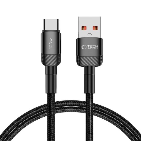 TECH-PROTECT ULTRABOOST EVO TYPE-C CABLE 100W/5A 100CM BLACK Tech-Protect