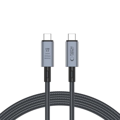 TECH-PROTECT ULTRABOOST MAX USB 4.0 8K 40GBPS TYPE-C CABLE PD 240W 200CM GREY Tech-Protect