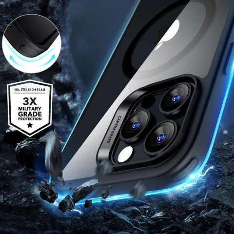 ESR CLASSIC HYBRID HALOLOCK MAGSAFE & TEMPERED GLASS IPHONE 16 PRO CLEAR/BLACK ESR
