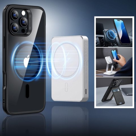 ESR CLASSIC HYBRID HALOLOCK MAGSAFE & TEMPERED GLASS IPHONE 16 PRO MAX CLEAR/BLACK ESR