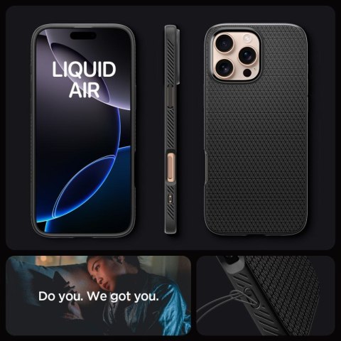 SPIGEN LIQUID AIR IPHONE 16 PRO MATTE BLACK Spigen