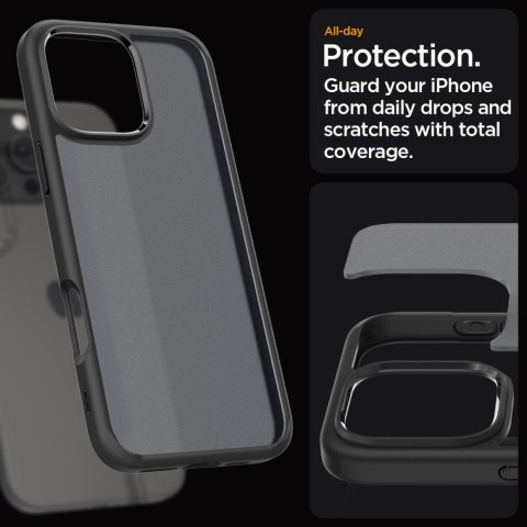 SPIGEN ULTRA HYBRID IPHONE 16 PRO MAX FROST BLACK Spigen
