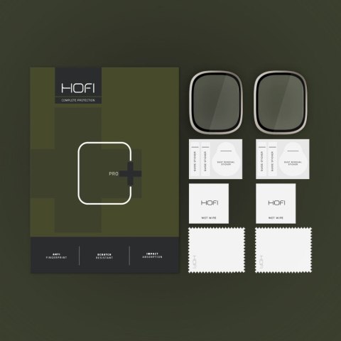SZKŁO HARTOWANE HOFI GLASS RING 2-PACK APPLE WATCH ULTRA 1 / 2 (49 MM) TITANIUM Hofi