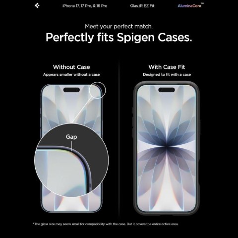 SZKŁO PRYWATYZUJĄCE SPIGEN GLAS.TR "EZ FIT AC" 2-PACK IPHONE 16 PRO / 17 / 17 PRO PRIVACY Spigen