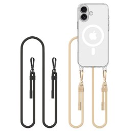 TECH-PROTECT FLEXAIR CHAIN MAGSAFE IPHONE 16 BLACK & TAUPE Tech-Protect