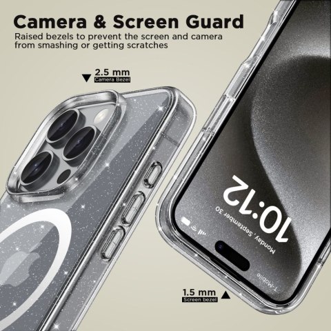 TECH-PROTECT FLEXAIR HYBRID MAGSAFE IPHONE 16 PRO GLITTER Tech-Protect