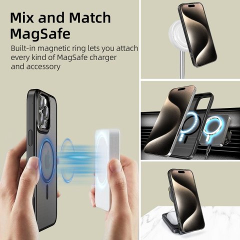TECH-PROTECT MAGEDGE MAGSAFE IPHONE 16 PRO MATTE BLACK/GUNMETAL Tech-Protect