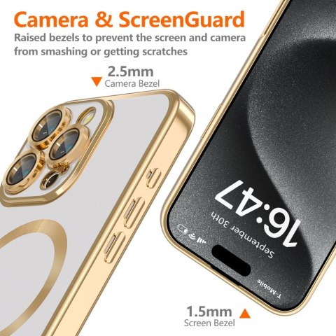 TECH-PROTECT MAGFLEX MAGSAFE IPHONE 16 PRO MAX SHINY GOLD Tech-Protect