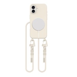 TECH-PROTECT MAGNECKLACE MAGSAFE IPHONE 16 COSMIC LATTE Tech-Protect