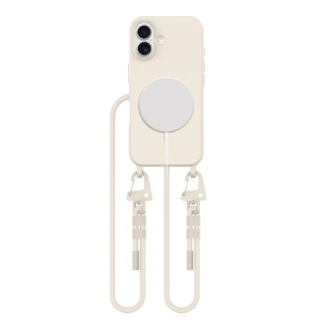 TECH-PROTECT MAGNECKLACE MAGSAFE IPHONE 16 COSMIC LATTE Tech-Protect