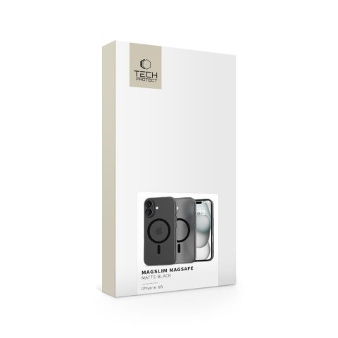 TECH-PROTECT MAGSLIM MAGSAFE IPHONE 16 MATTE/BLACK Tech-Protect