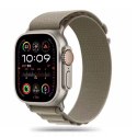 TECH-PROTECT NYLON PRO APPLE WATCH 8 / 9 / 10 / 11 / SE / ULTRA (44 / 45 / 46 / 49 MM) TITANIUM/OLIVE Tech-Protect