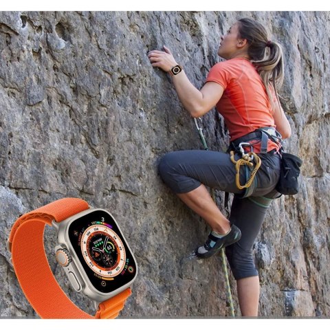 TECH-PROTECT NYLON PRO APPLE WATCH 8 / 9 / 10 / 11 / SE / ULTRA (44 / 45 / 46 / 49 MM) TITANIUM/OLIVE Tech-Protect