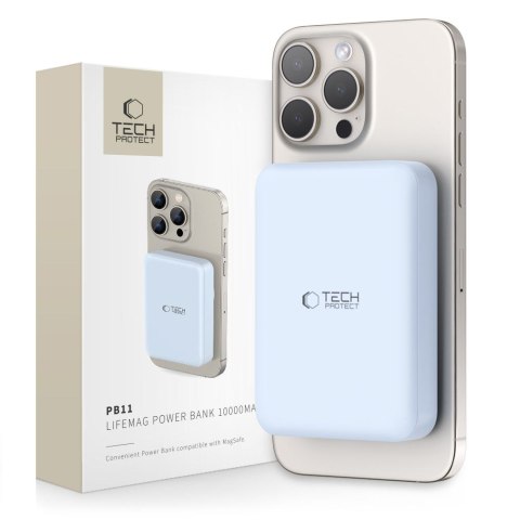 TECH-PROTECT PB11 LIFEMAG MAGSAFE POWER BANK 10000MAH BLUE Tech-Protect