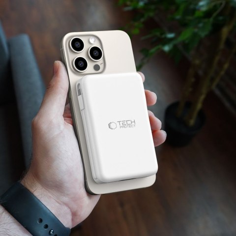 TECH-PROTECT PB31 LIFEMAG MAGSAFE POWER BANK 10000MAH WHITE Tech-Protect