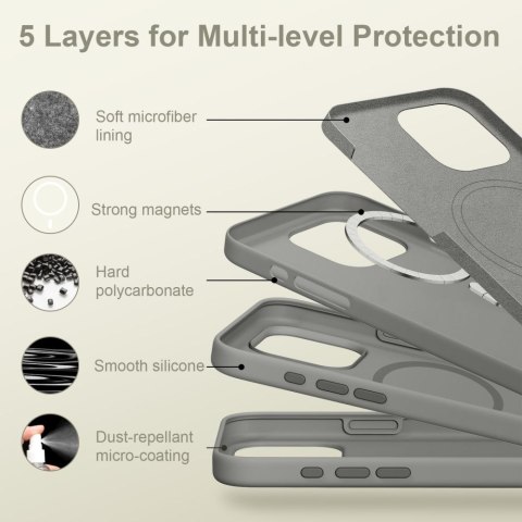 TECH-PROTECT SILICONE MAGSAFE IPHONE 16 PRO MAX MATTE CLAY Tech-Protect