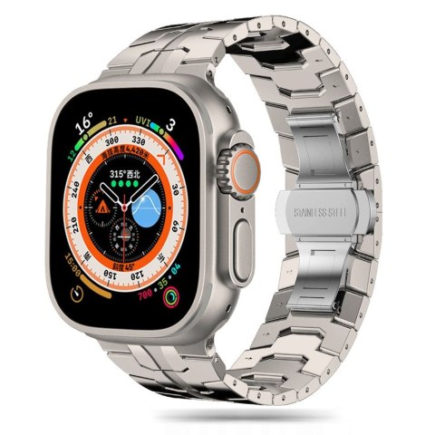 TECH-PROTECT STAINLESS LINE APPLE WATCH 8 / 9 / 10 / 11 / SE / ULTRA (44 / 45 / 46 / 49 MM) TITANIUM Tech-Protect