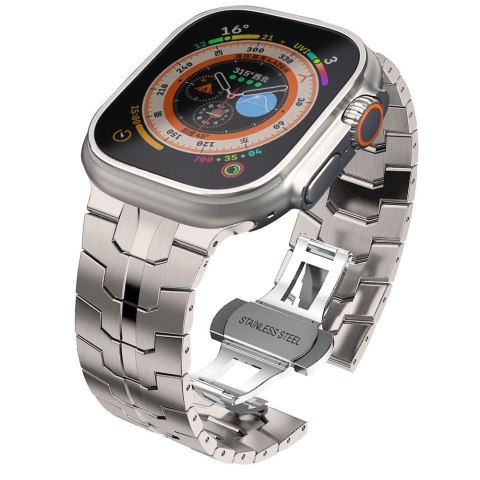 TECH-PROTECT STAINLESS LINE APPLE WATCH 8 / 9 / 10 / 11 / SE / ULTRA (44 / 45 / 46 / 49 MM) TITANIUM Tech-Protect