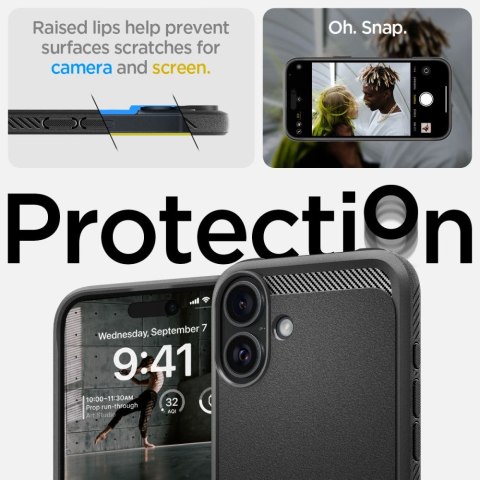 SPIGEN RUGGED ARMOR MAG MAGSAFE IPHONE 16 MATTE BLACK Spigen