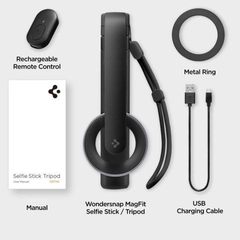 SPIGEN S571W MAGSAFE BLUETOOTH SELFIE STICK TRIPOD BLACK Spigen