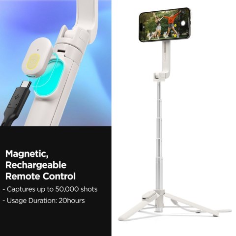 SPIGEN S571W MAGSAFE BLUETOOTH SELFIE STICK TRIPOD DUNE BEIGE Spigen