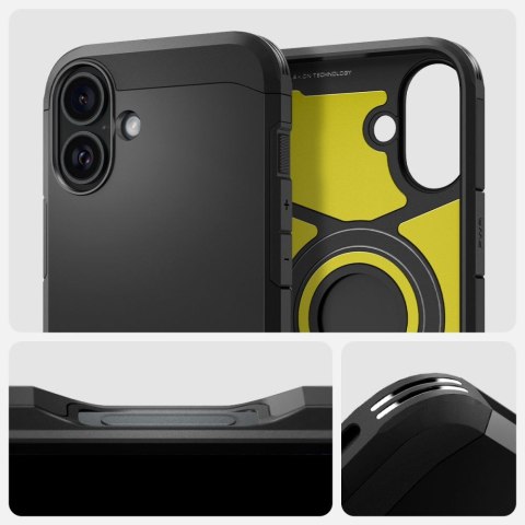 SPIGEN TOUGH ARMOR MAG MAGSAFE IPHONE 16 BLACK Spigen