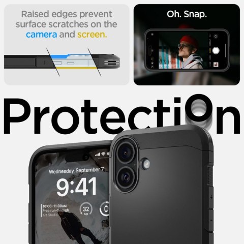 SPIGEN TOUGH ARMOR MAG MAGSAFE IPHONE 16 BLACK Spigen